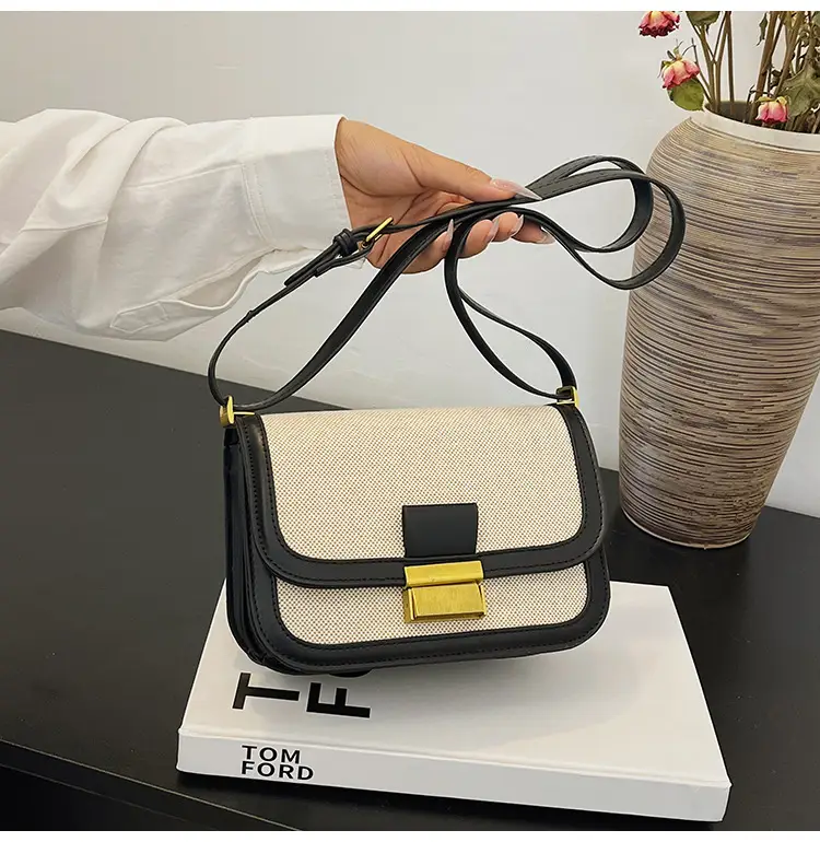 Women Crossbody Bag Brown Leather Square Design 2025 — feature 19
