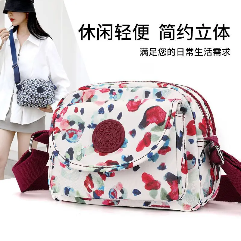 Women's Printed Nylon Shoulder Bag 2024 Mobile Phone Small Portable - Image 10
