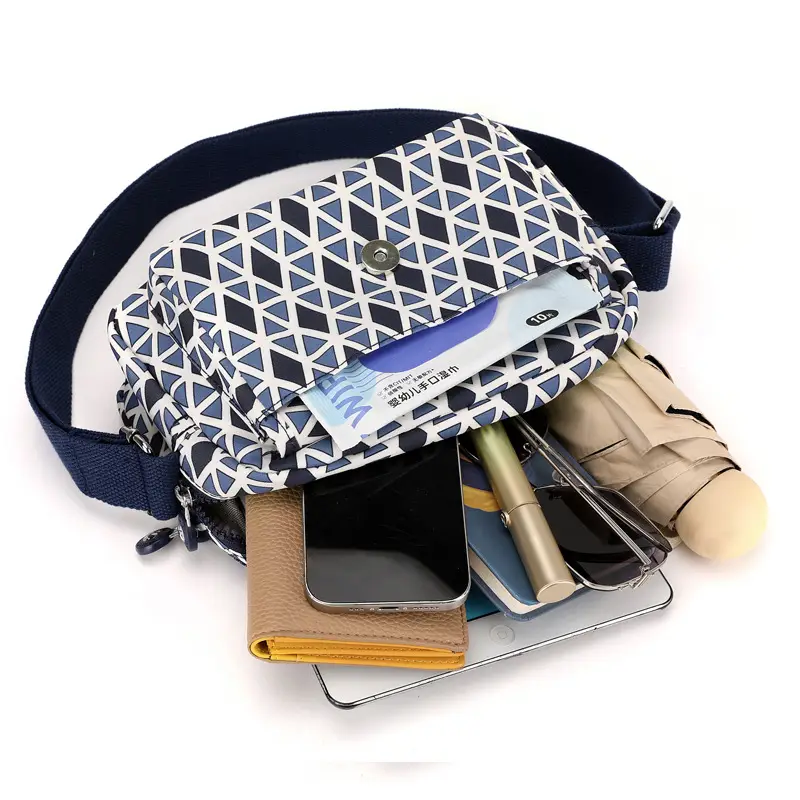 Women's Printed Nylon Shoulder Bag 2024 Mobile Phone Small Portable - Image 12