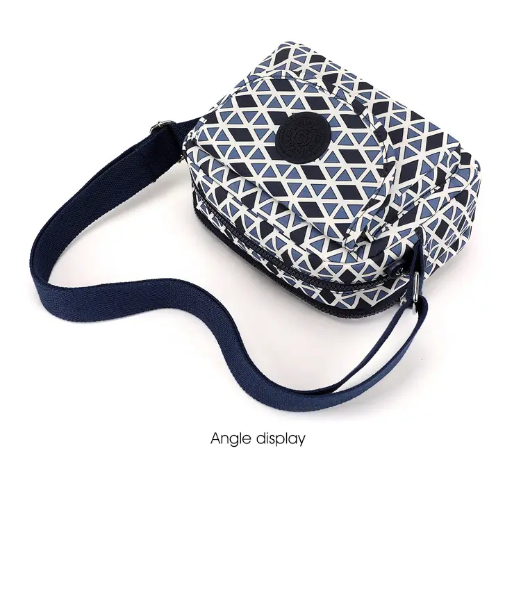 Women's Printed Nylon Shoulder Bag 2024 Mobile Phone Small Portable — feature 12