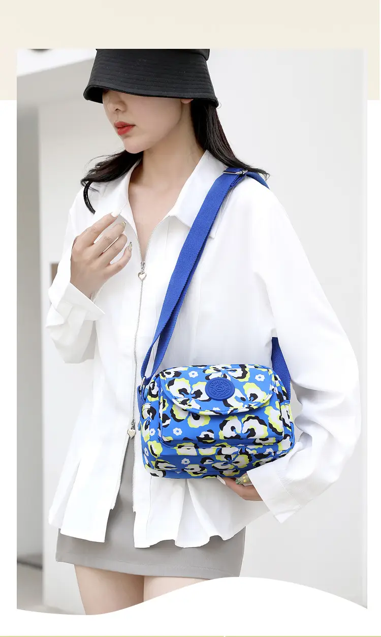 Women's Printed Nylon Shoulder Bag 2024 Mobile Phone Small Portable — feature 24