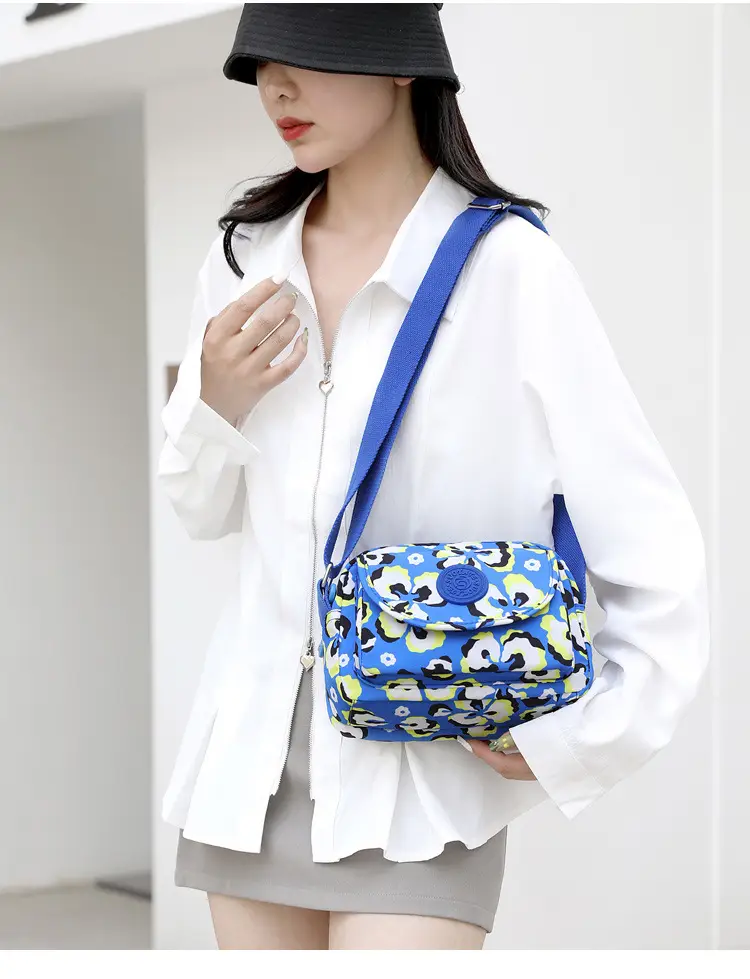 Women's Printed Nylon Shoulder Bag 2024 Mobile Phone Small Portable — feature 30