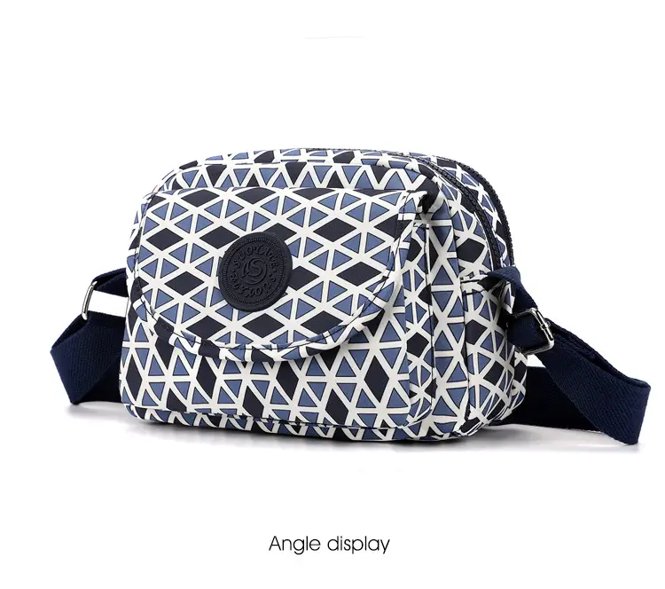 Women's Printed Nylon Shoulder Bag 2024 Mobile Phone Small Portable — feature 9