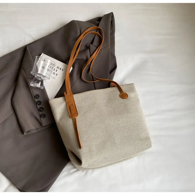 Casual Canvas Shoulder Tote Bag Large Capacity 2024 — feature 19