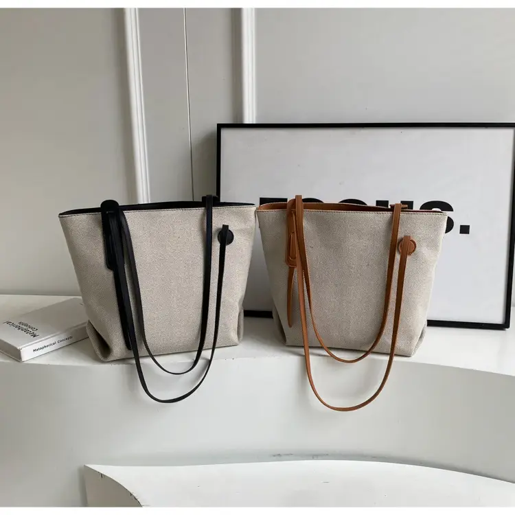 Casual Canvas Shoulder Tote Bag Large Capacity 2024 — feature 22