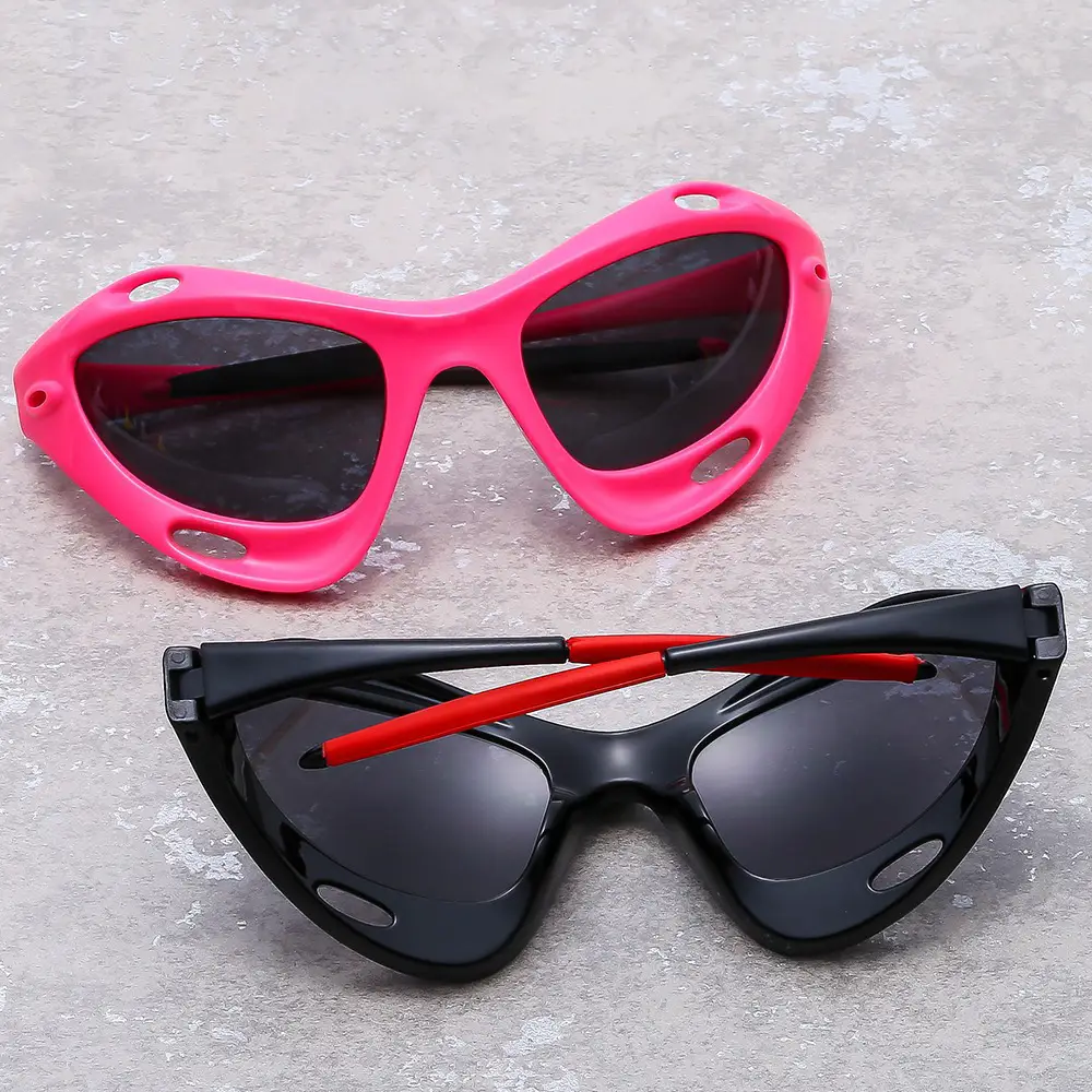 Yellow Cat's Eye Sunglasses for Women - Image 13