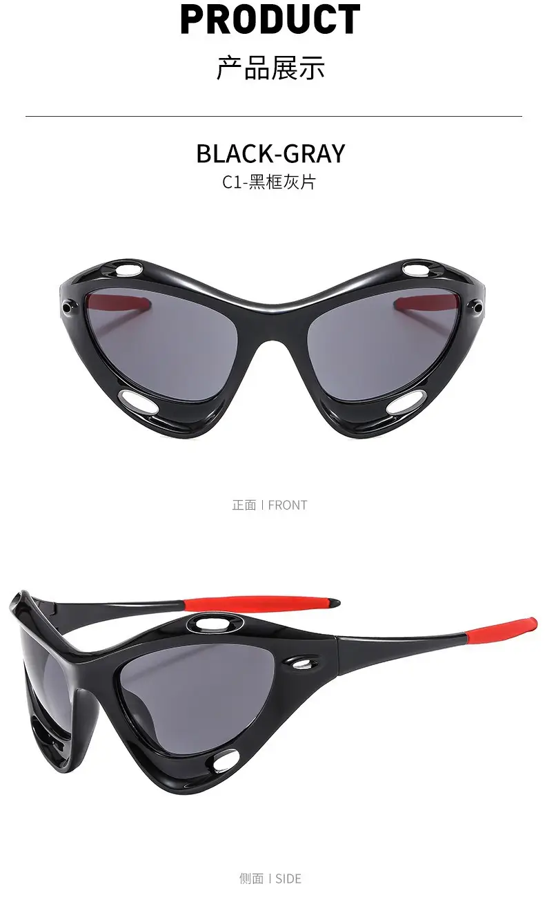 Yellow Cat's Eye Sunglasses for Women — feature 10