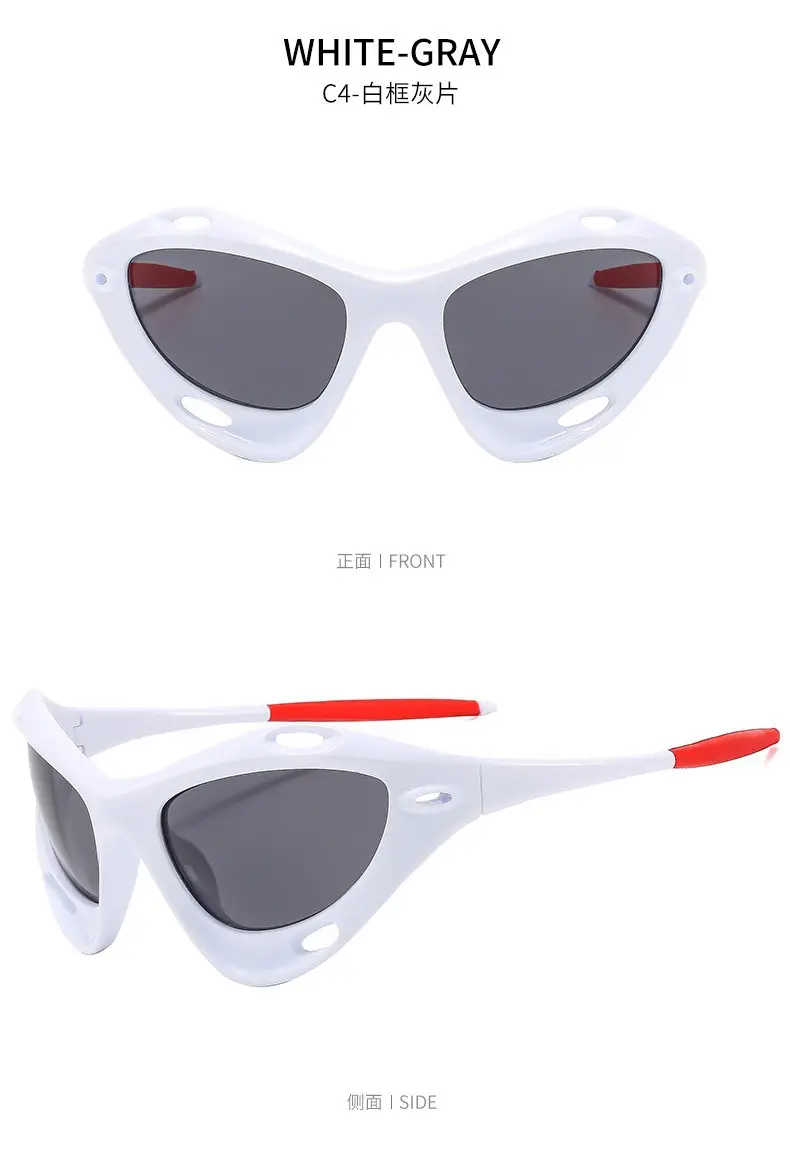 Yellow Cat's Eye Sunglasses for Women — feature 13