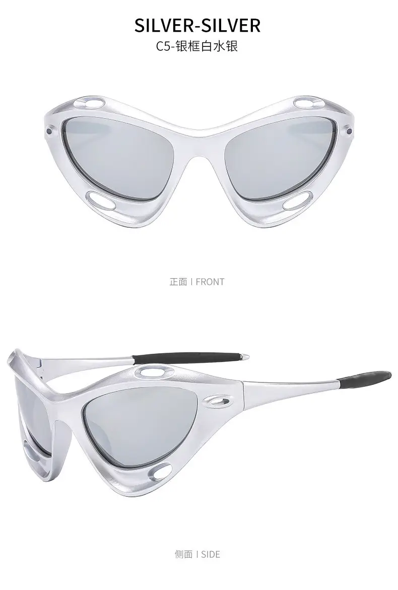 Yellow Cat's Eye Sunglasses for Women — feature 14