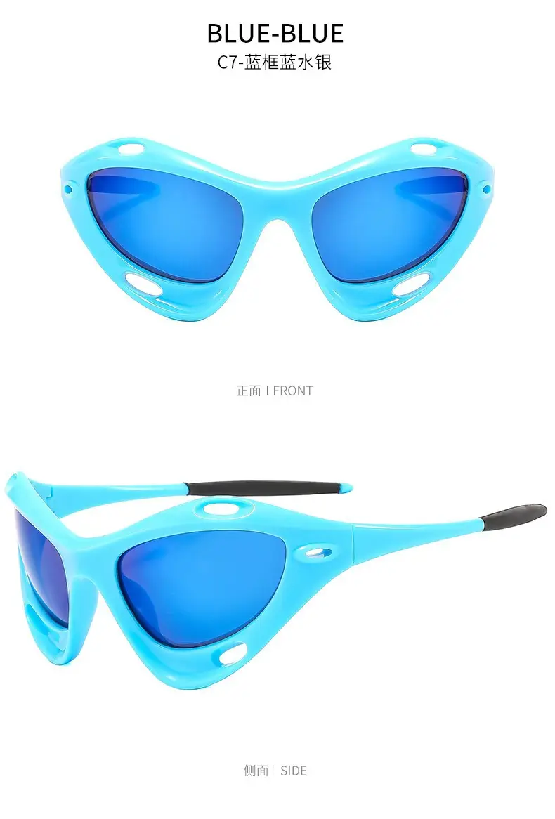 Yellow Cat's Eye Sunglasses for Women — feature 16