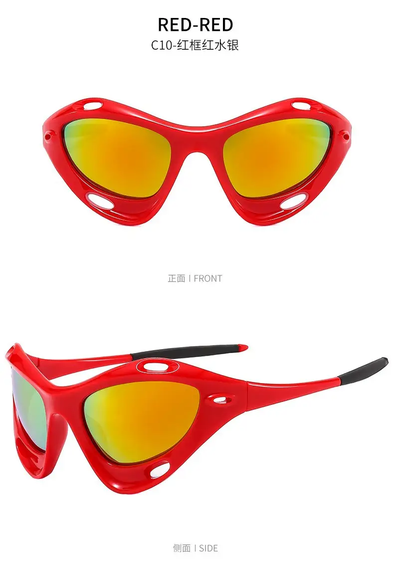 Yellow Cat's Eye Sunglasses for Women — feature 19