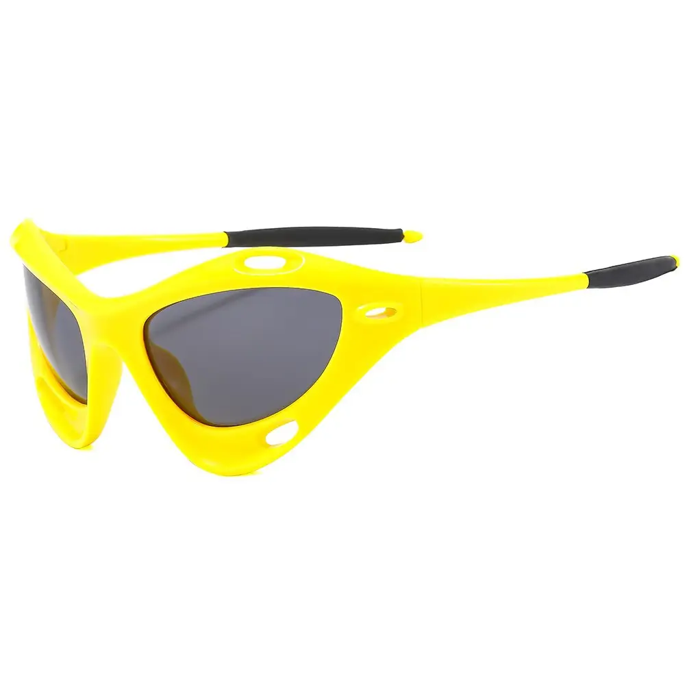 Yellow Cat's Eye Sunglasses for Women - Image 3