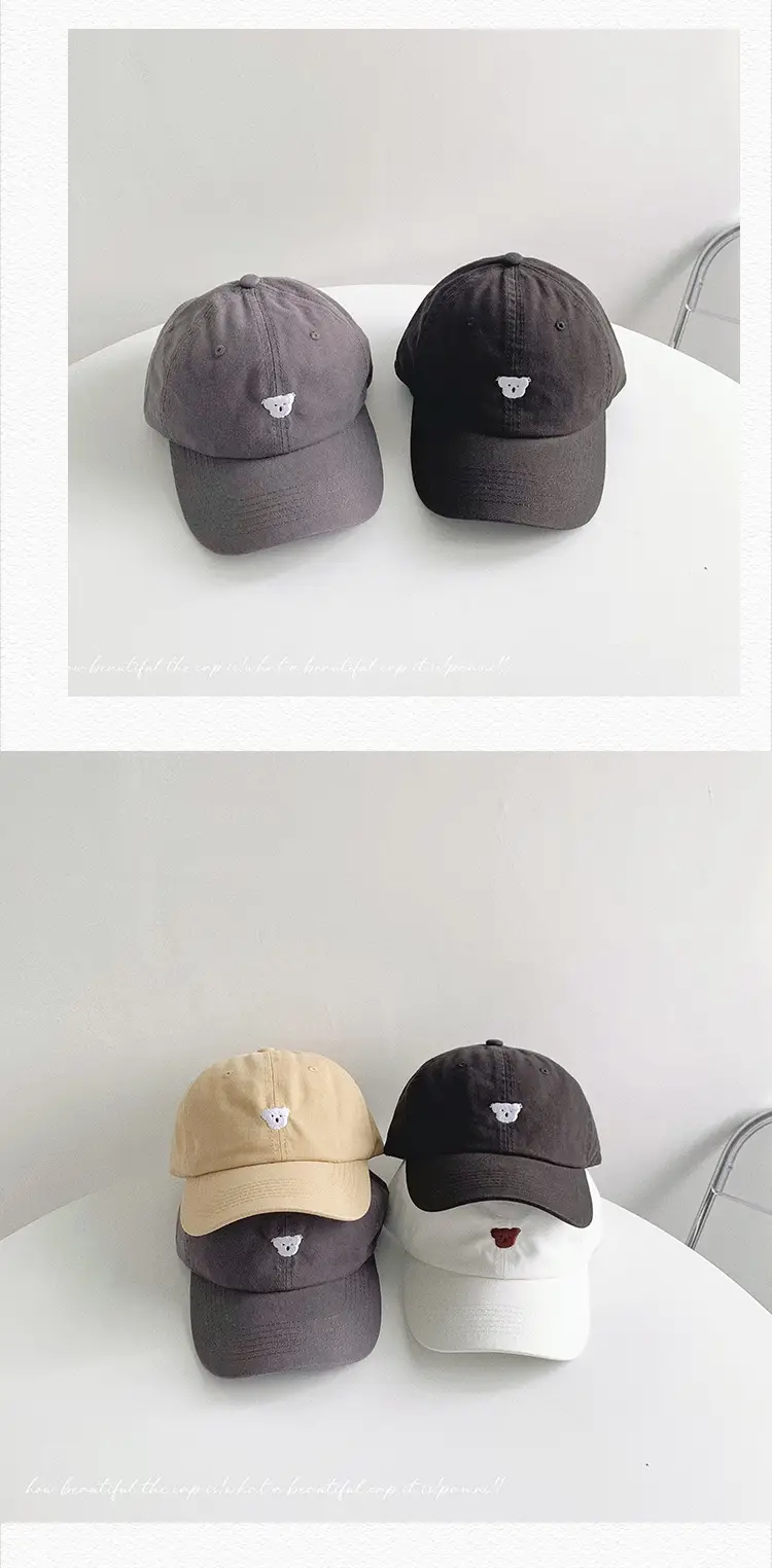 Blue Embroidered Koala Cap for Men Women Casual Summer — feature 26