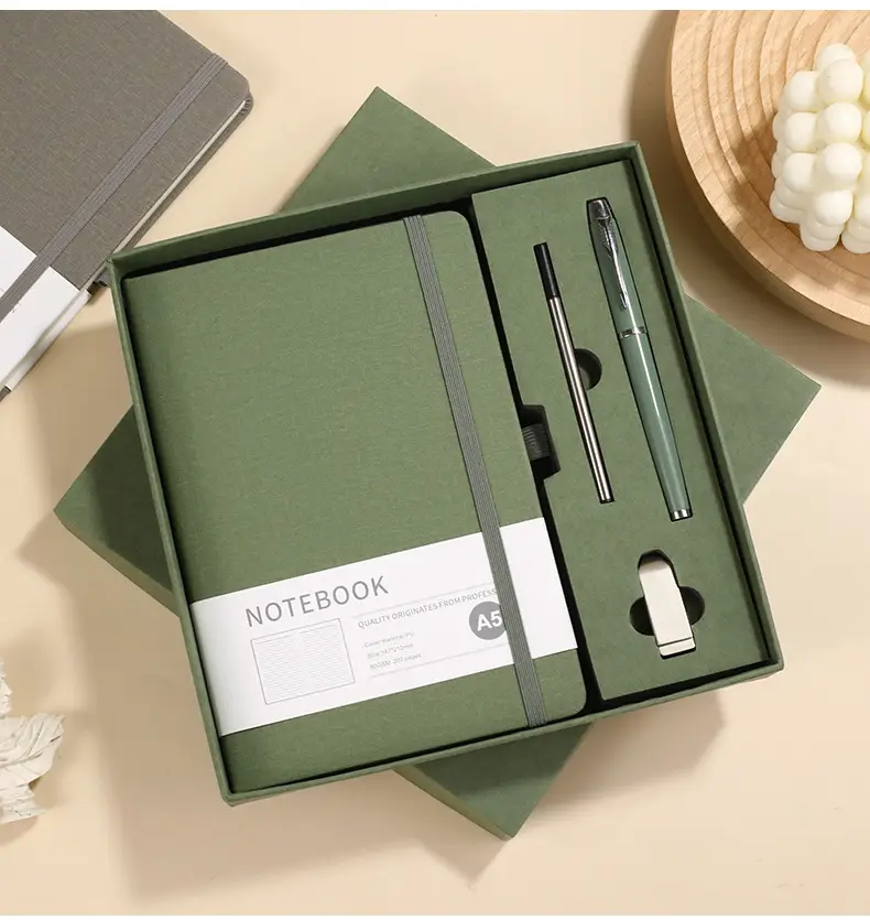 A5 Business Cross-Border Notebook Orange 200 Pages — feature 22