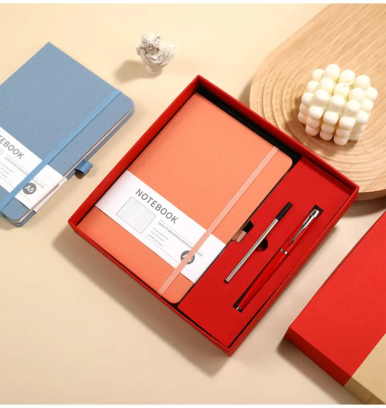 A5 Business Cross-Border Notebook Orange 200 Pages — feature 23