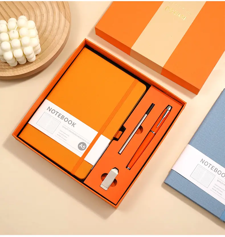 A5 Business Cross-Border Notebook Orange 200 Pages — feature 25