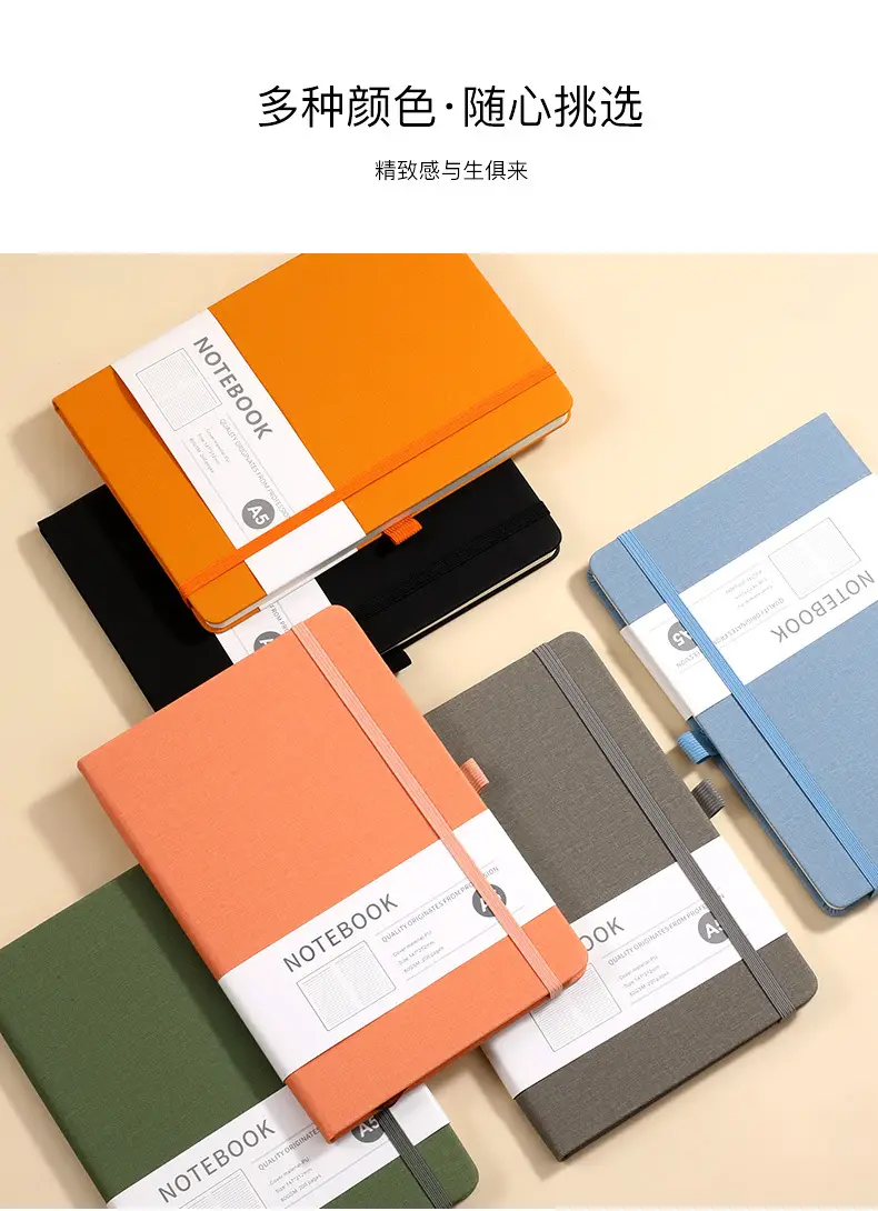 A5 Business Cross-Border Notebook Orange 200 Pages — feature 7