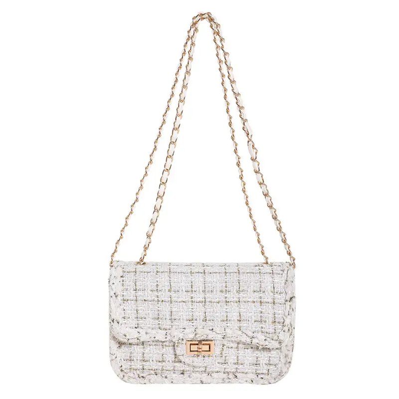 Woolen Chain Bag for Women Spring Summer 2024 - Image 7