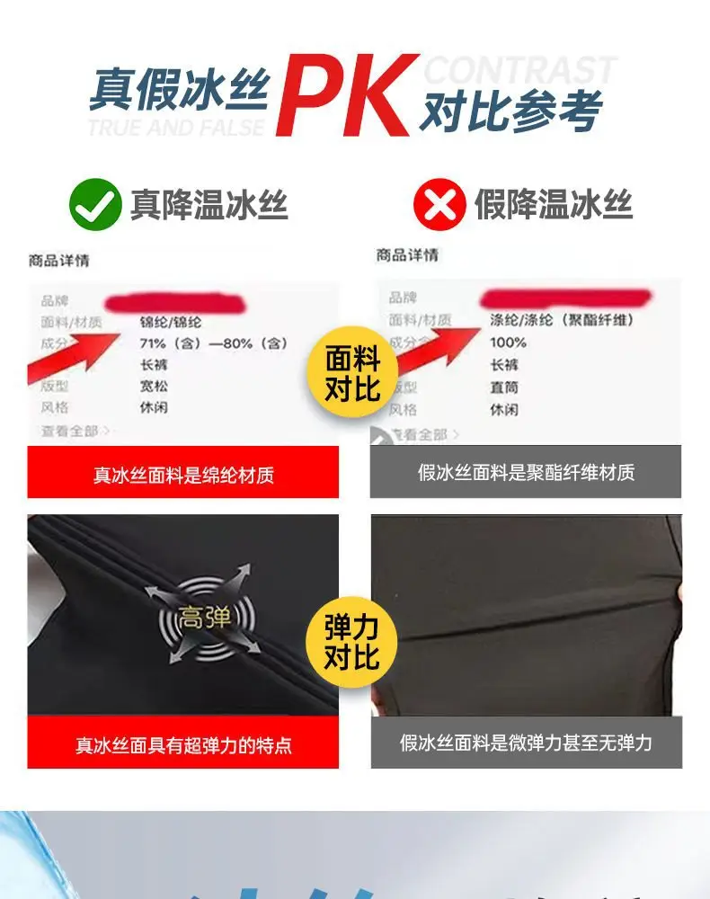Men's Black Ice Waist Shorts 2 Pcs Plus Size — feature 1