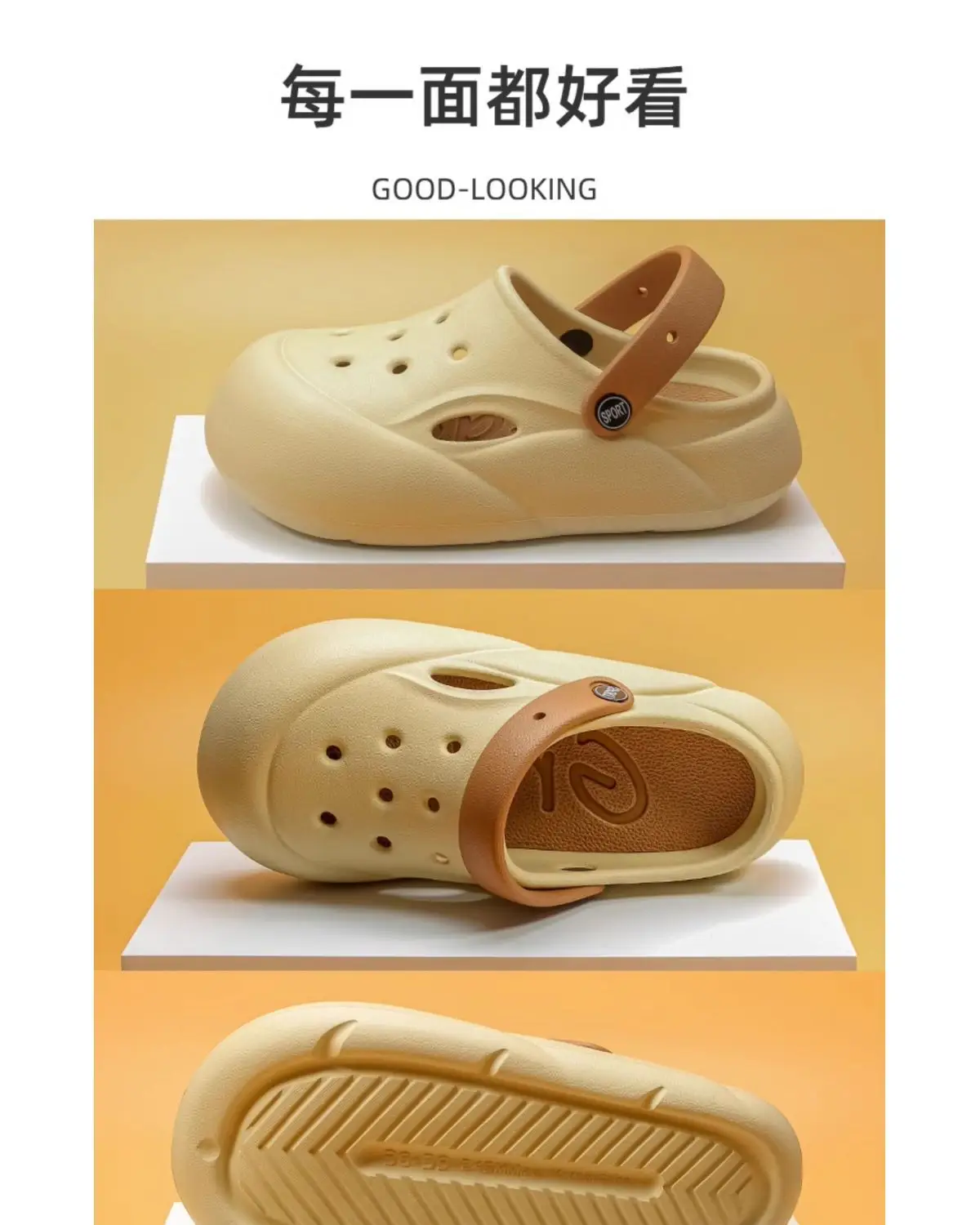 Women's Pink Hole Slippers 2025 New — feature 19
