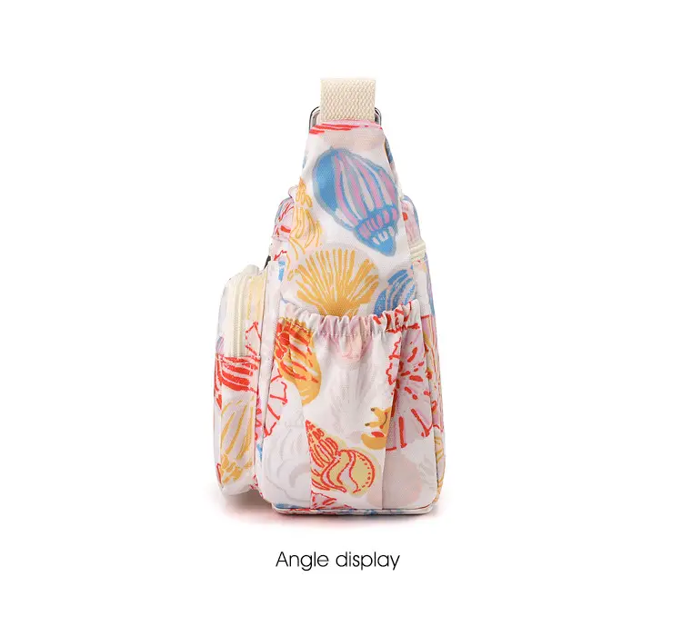 Women Floral Shoulder Bag Large Capacity Blue — feature 21