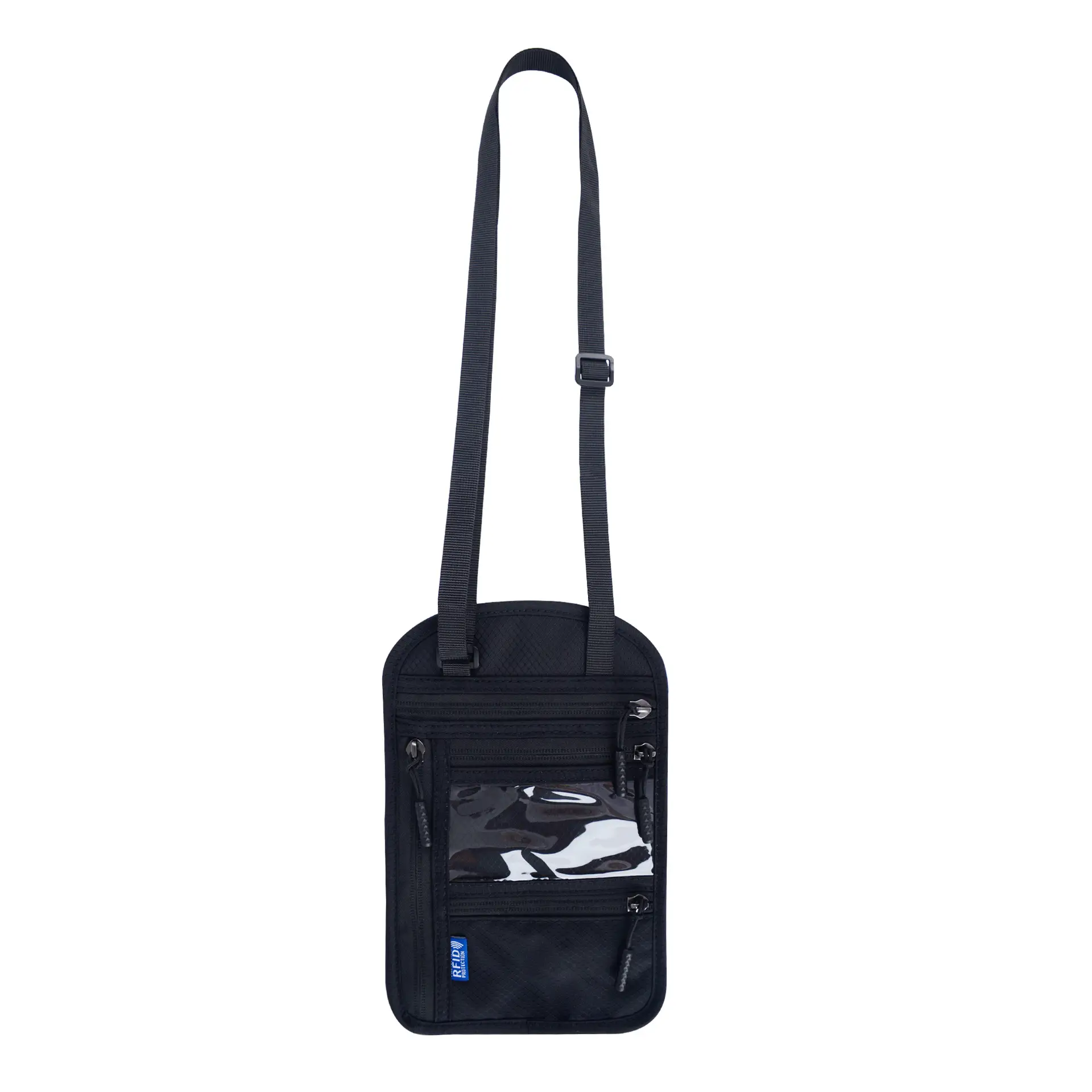 Pink Crossbody Passport Bag with Anti-Theft Storage — feature 5