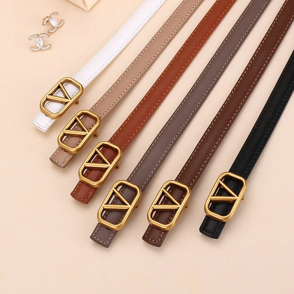 V-Braceled Leather Belt for Women Skirt & Pants - Image 10