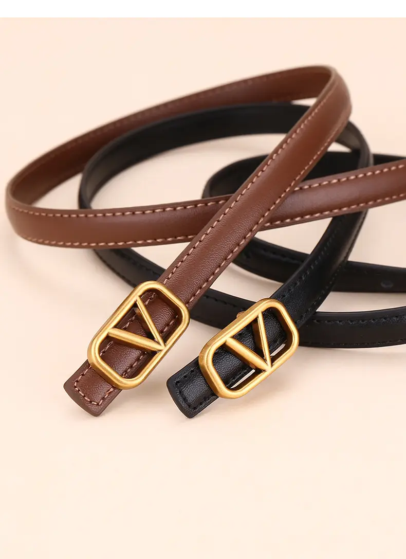V-Braceled Leather Belt for Women Skirt & Pants — feature 14