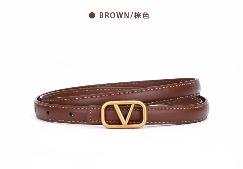 V-Braceled Leather Belt for Women Skirt & Pants — feature 21