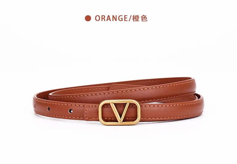 V-Braceled Leather Belt for Women Skirt & Pants — feature 23