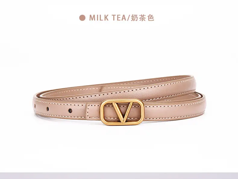 V-Braceled Leather Belt for Women Skirt & Pants — feature 24