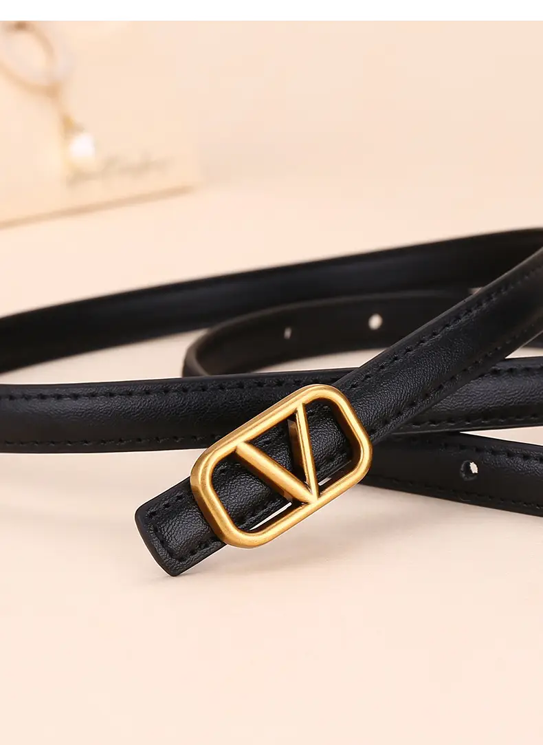 V-Braceled Leather Belt for Women Skirt & Pants — feature 28