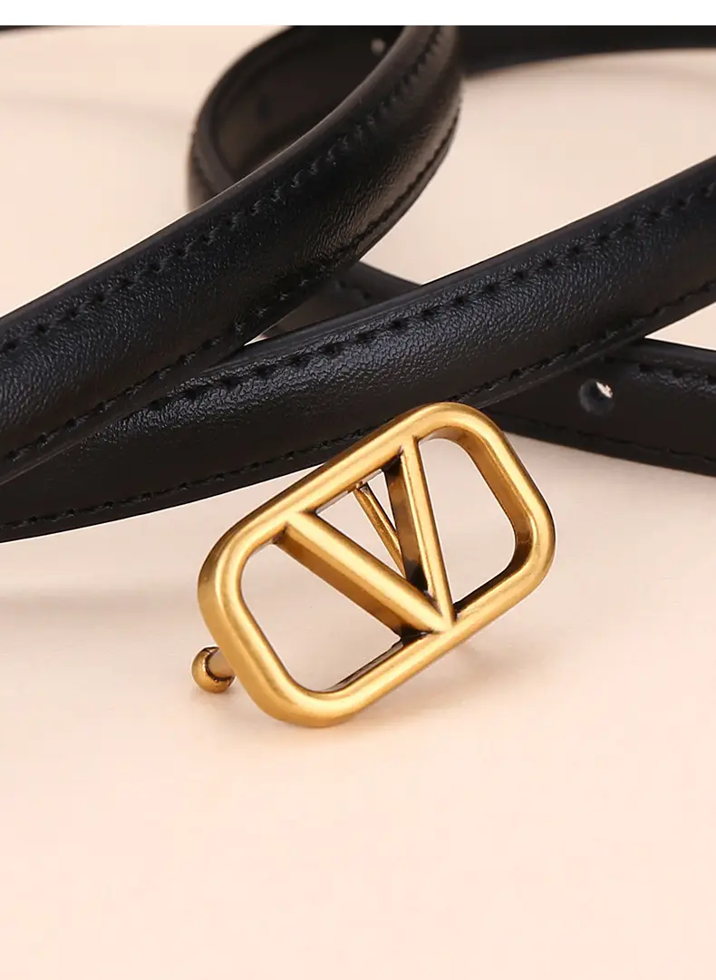 V-Braceled Leather Belt for Women Skirt & Pants — feature 30