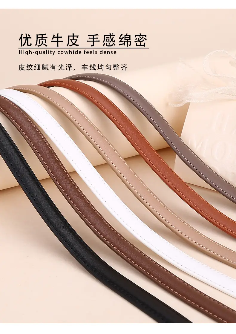 V-Braceled Leather Belt for Women Skirt & Pants — feature 9