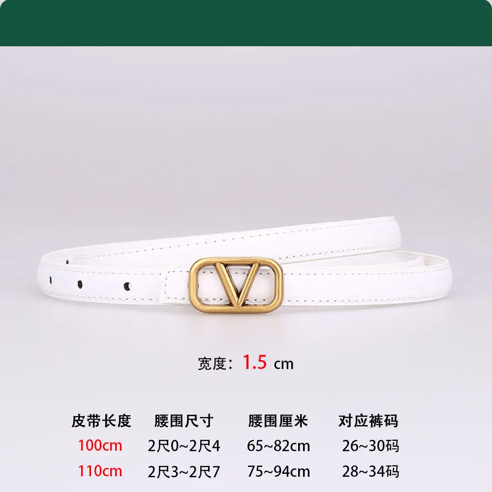 V-Braceled Leather Belt for Women Skirt & Pants - Image 6