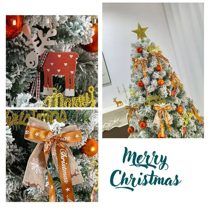 Luxury Cross-Border Christmas Tree Set 1.8m Pink Flocking - Image 9