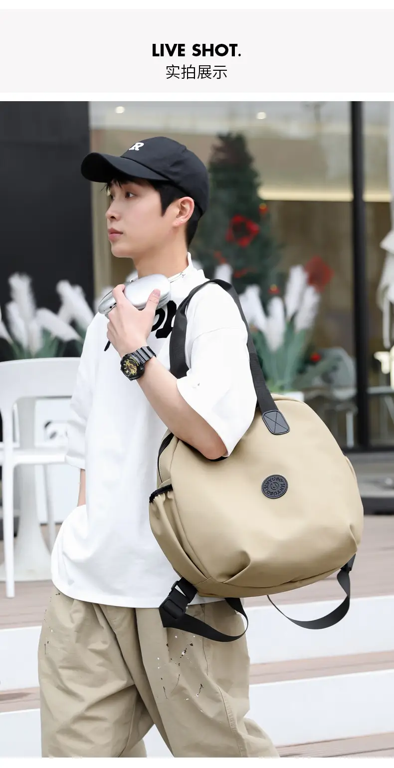 Men's Green Laptop Backpack with Shoulder Strap — feature 21