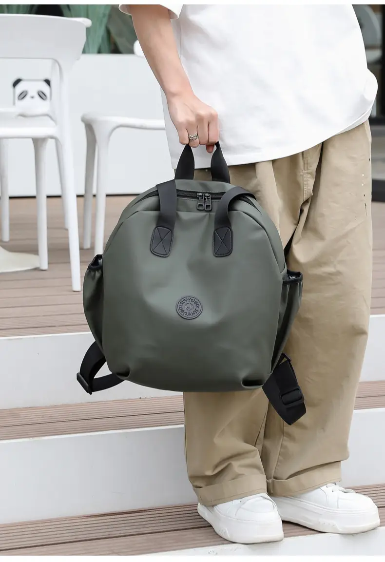 Men's Green Laptop Backpack with Shoulder Strap — feature 36
