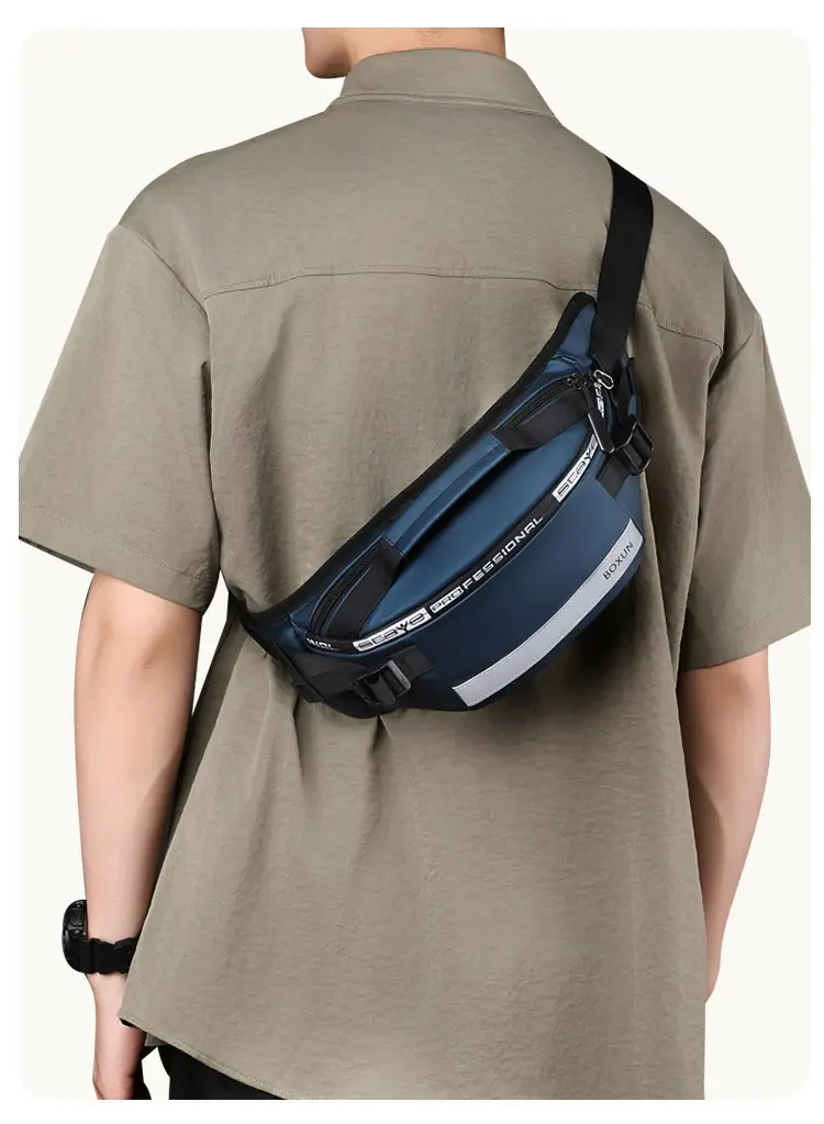 Men's Waterproof Crossbody Bag Summer Travel Sports Cycling Lightweight — feature 14
