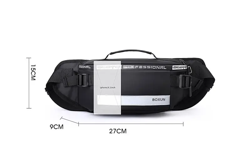 Men's Waterproof Crossbody Bag Summer Travel Sports Cycling Lightweight — feature 4