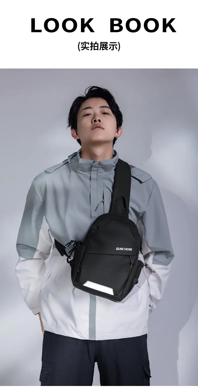 Men's Travel Backpack Waterproof Lightweight Chest Bag — feature 25