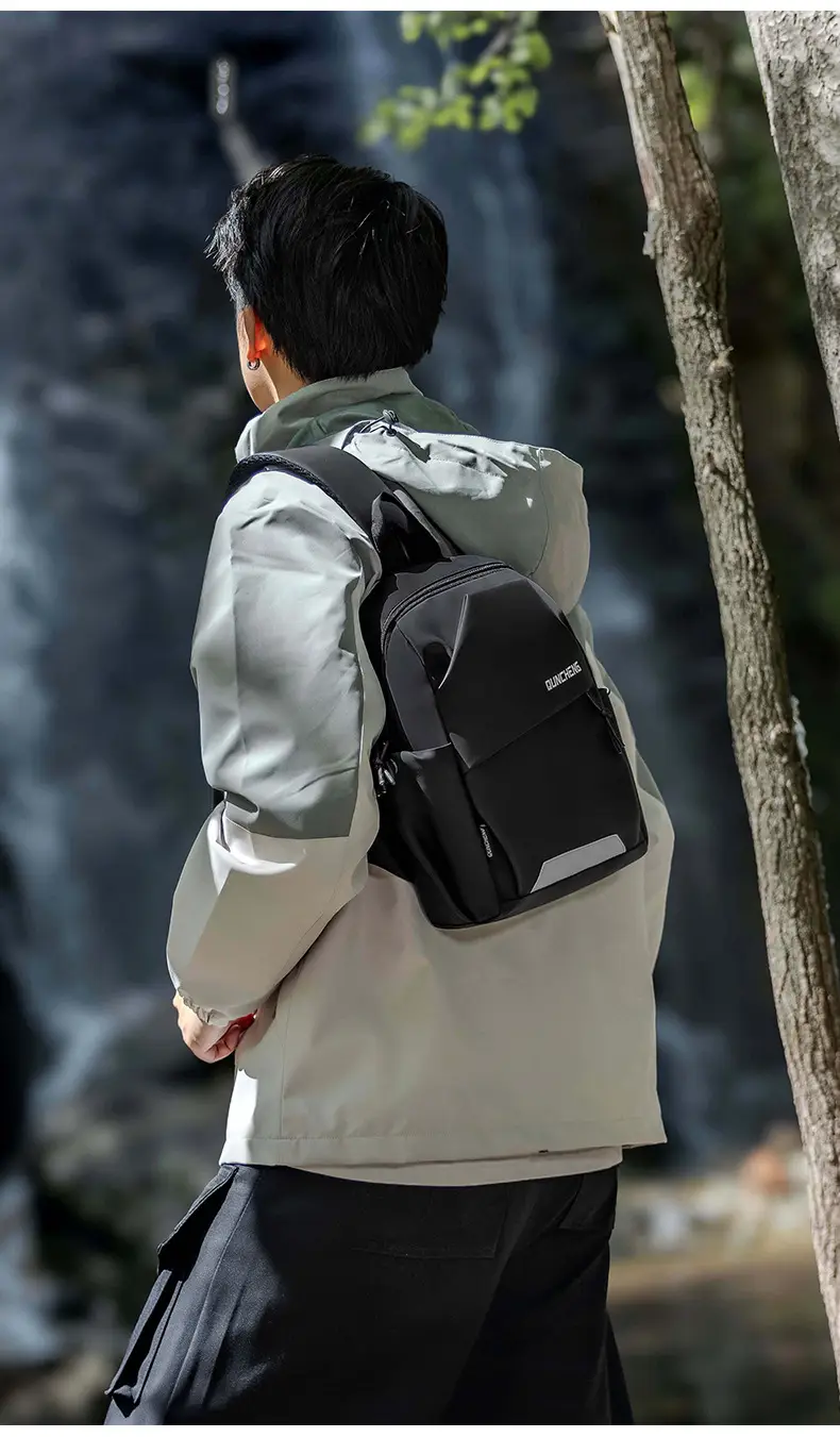 Men's Travel Backpack Waterproof Lightweight Chest Bag — feature 27