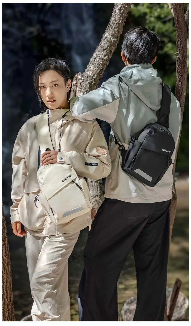 Men's Travel Backpack Waterproof Lightweight Chest Bag — feature 5