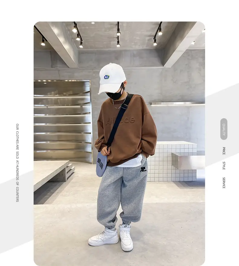 Panda Yuanyuan 2024 Kids Long Sleeve T-Shirt Brown — feature 29