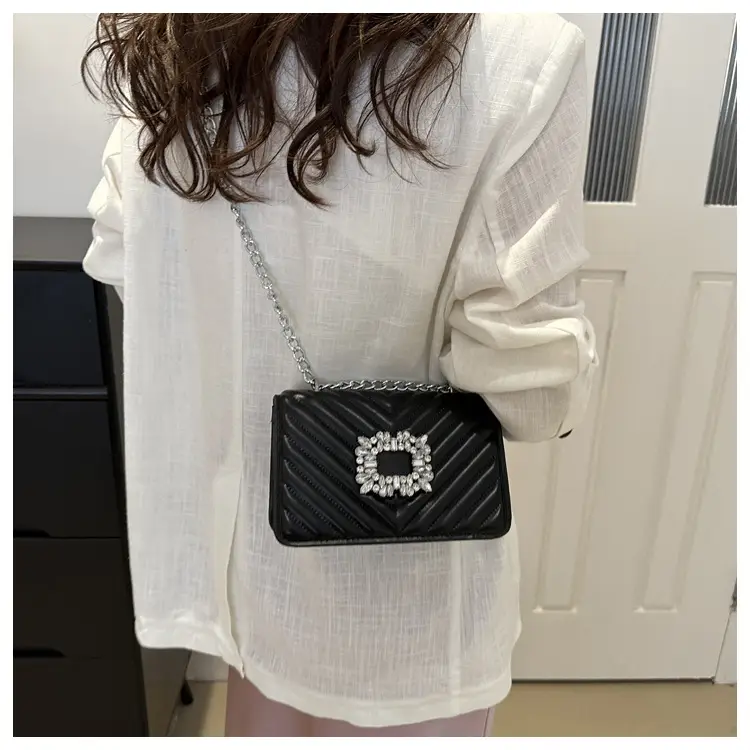 Pink Diamond Crossbody Bag for Women — feature 12