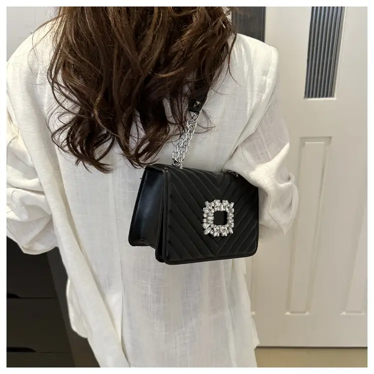 Pink Diamond Crossbody Bag for Women — feature 13