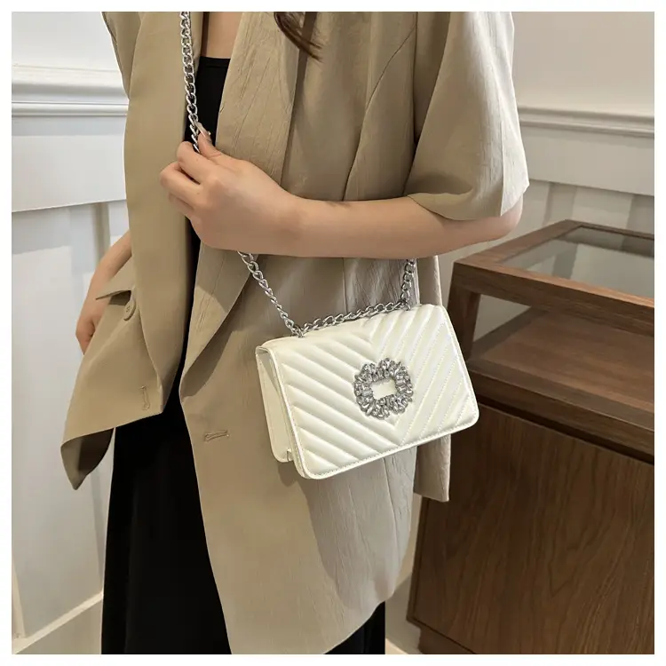 Pink Diamond Crossbody Bag for Women — feature 14