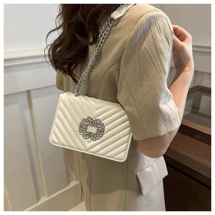 Pink Diamond Crossbody Bag for Women — feature 15
