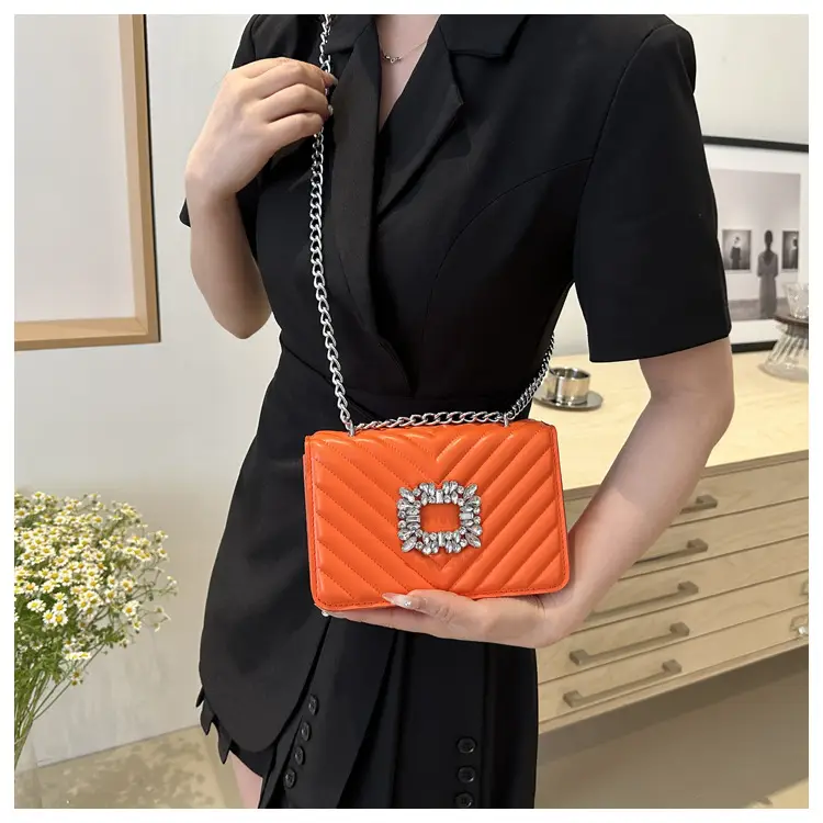 Pink Diamond Crossbody Bag for Women — feature 19