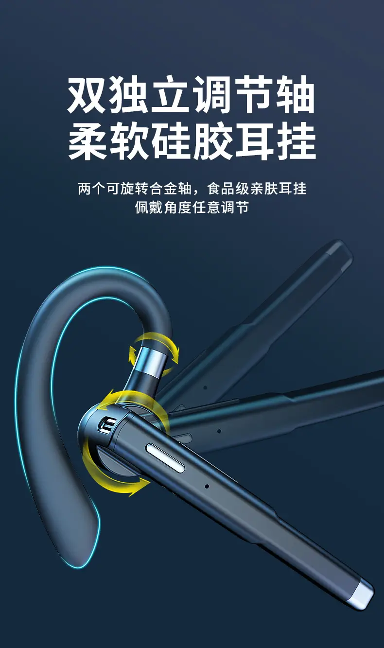 Hanging Wireless Bluetooth Earbuds yyk520 with Digital Display — feature 11